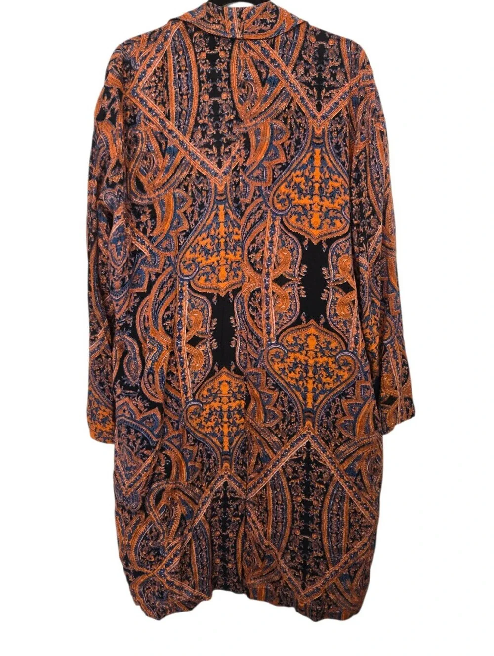 🍂✨ Free People Paisley Cocoon Cardigan | Boho Oversized Open Front Layering Pie